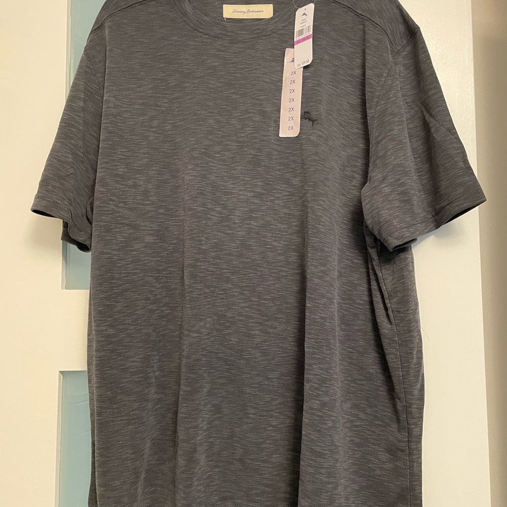 Tommy Bahama Gray Short Sleeve Tee
